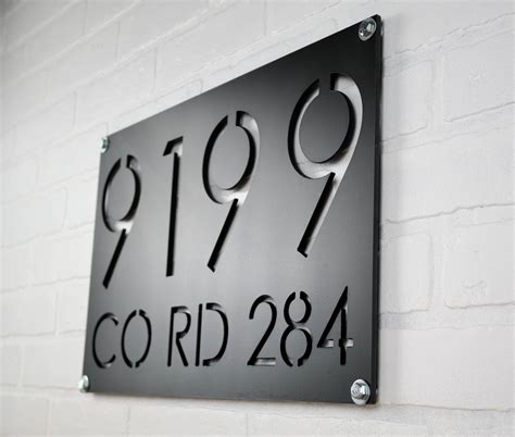 metal address plaques house|decorative address plaques for house.